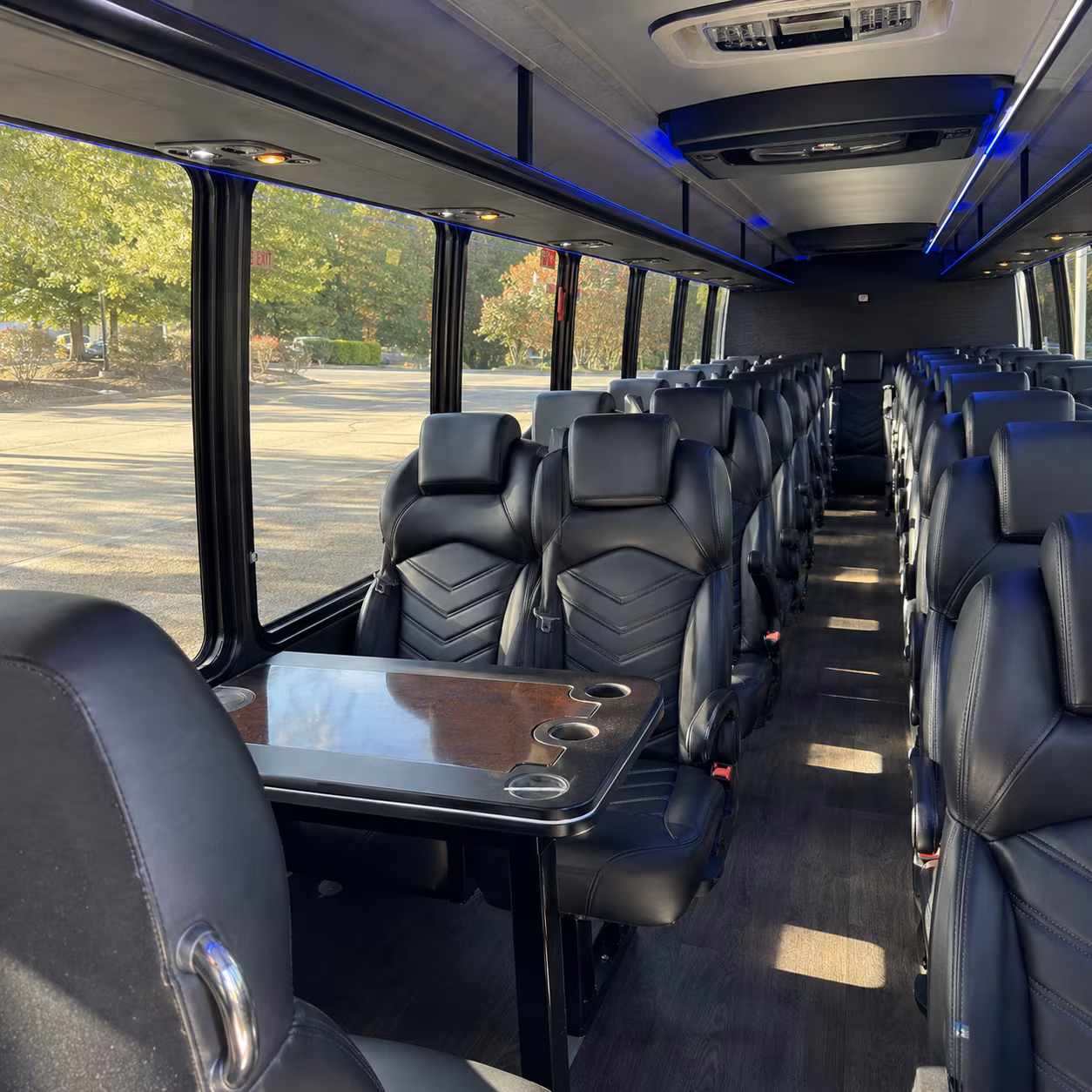winston salem airport transportation onboard seating