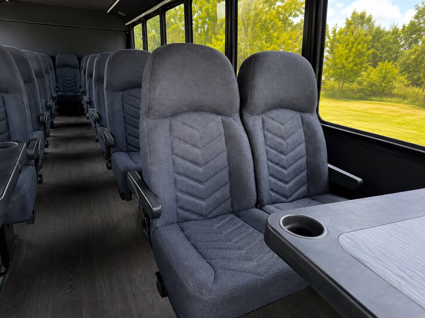 winston salem concert transportation onboard seating