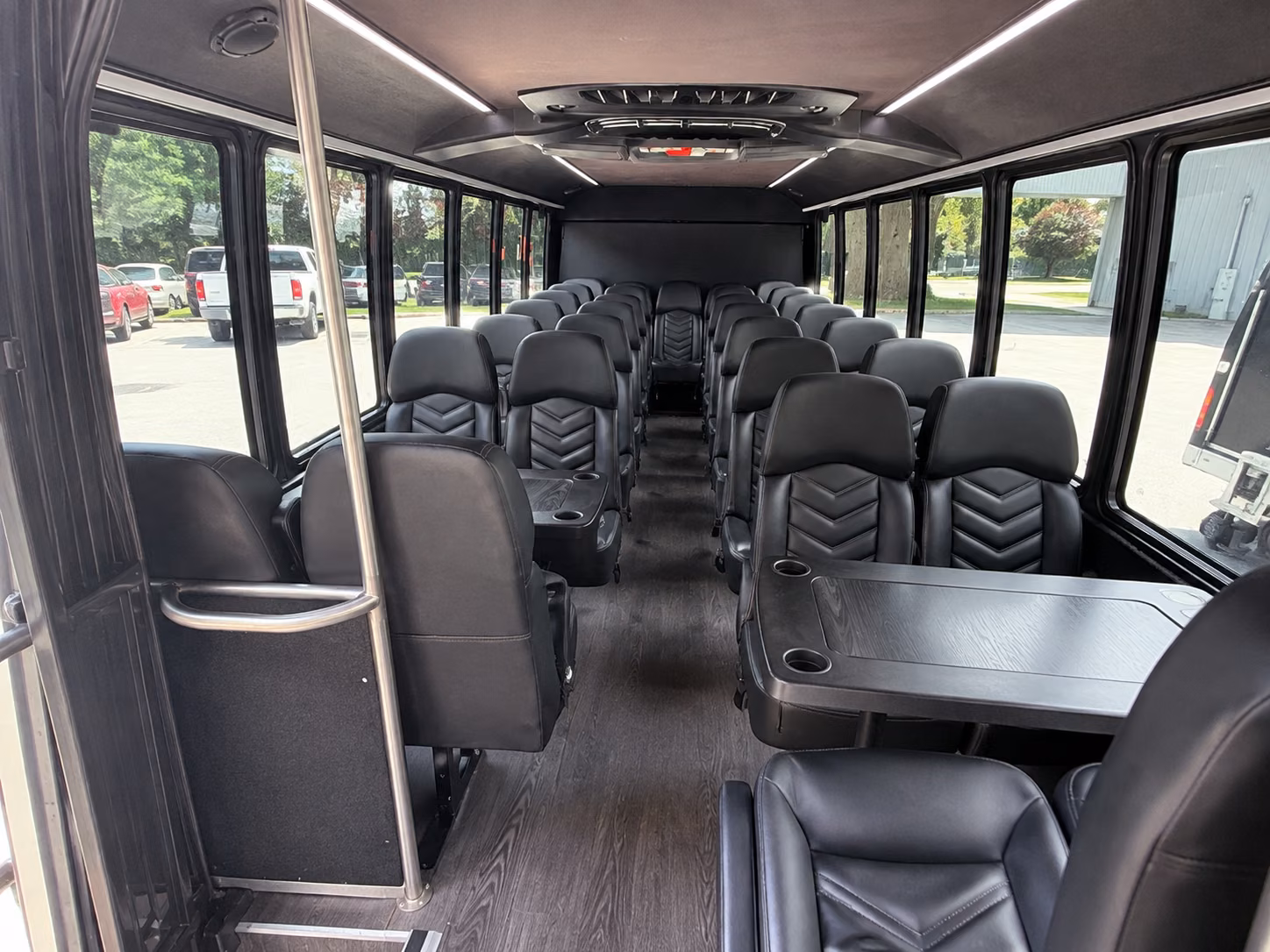 winston salem school event transportation onboard seating